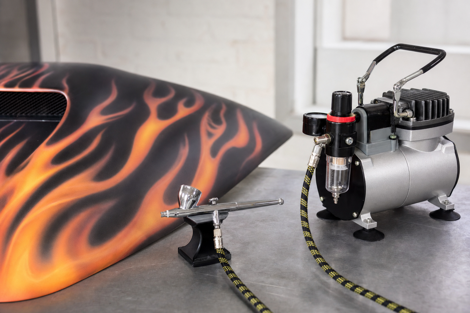 Airbrush Flames on Car Hood: Your Ultimate Guide